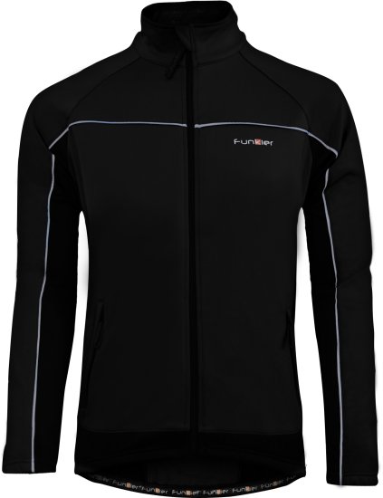 מעיל רכיבה/ריצה Funkier Gents TPU WJ1314 - מידה M צבע שחור