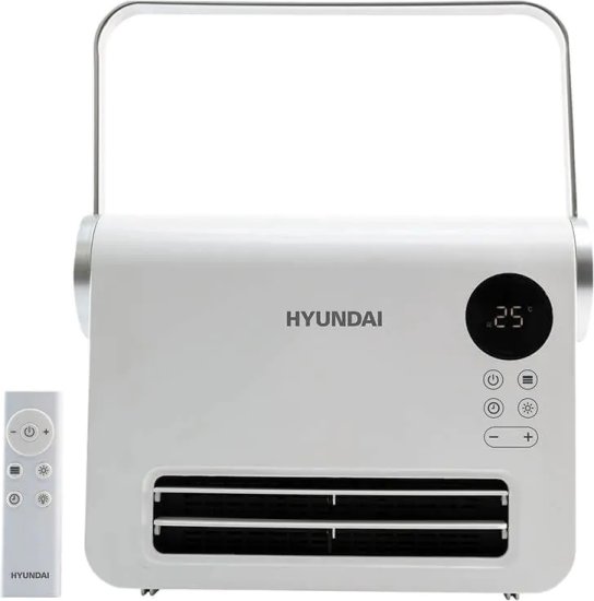 מפזר חום דיגיטלי לאמבטיה משולב מתלה וכולל שלט Hyundai HAH-2020 2000W