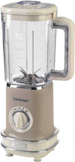 מציאון ועודפים - בלנדר 1.5 ליטר Ariete Vintage 0568 500W - צבע קרם / בז'