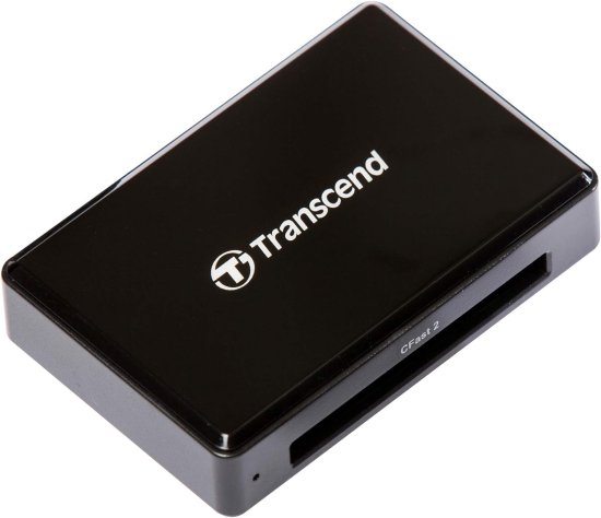מציאון ועודפים - קורא כרטיסים Transcend RDF2 USB 3.1 Type-A 5Gbps CFast TS-RDF2