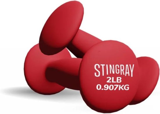 משקולת יד מצופה 0.9 ק''ג Stingray