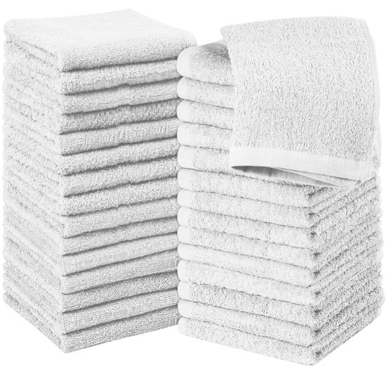 סט 30 מגבות פנים 100% כותנה 30x30 ס''מ סדרת Daniel מבית Arige Gad - צבע חום בהיר