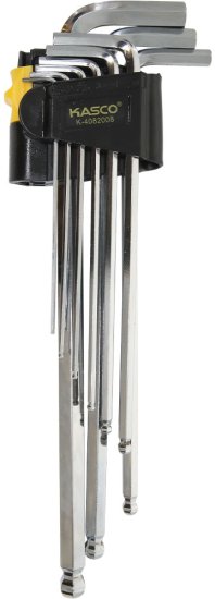 סט 9 מפתחות אלן כדורי Kasco CR-V K4082008