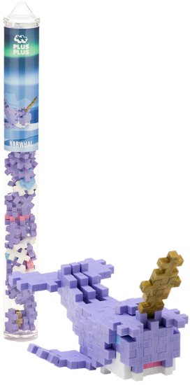סט הרכבה בשפופרת 100 חלקים Plus Plus Colormix - חדשן (לווייתן)