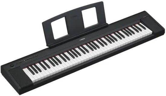 פסנתר דיגיטלי 76 קלידים Yamaha NP-35 - כולל שנאי - צבע שחור
