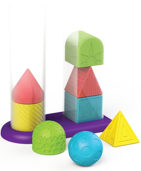 קוביות גיאומטריות רכות מבית Edushape