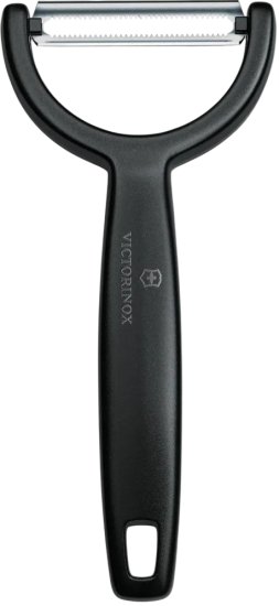 קולפן Y עם להב משונן דגם Yspo מבית Victorinox - צבע שחור