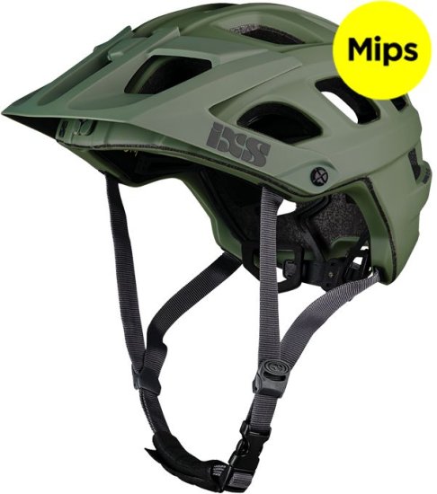 קסדת אופניים IXS Trail EVO MIPS - צבע ירוק זית - מידה M/L
