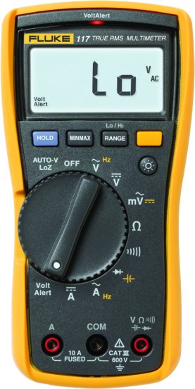 רב מודד דיגיטלי לחשמלאים True RMS דגם Fluke 117