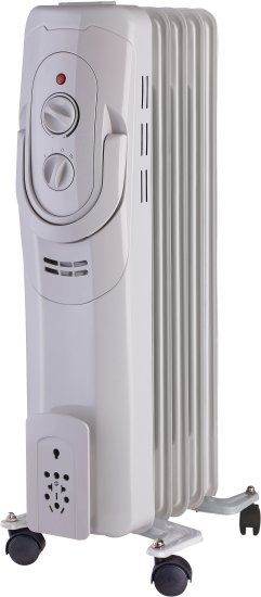 רדיאטור 5 צלעות 1000W מבית Neuwer - צבע קרם