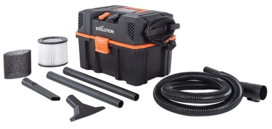 שואב אבק יבש רטוב 15 ליטר Evolution Vacuum Cleaner Advanced
