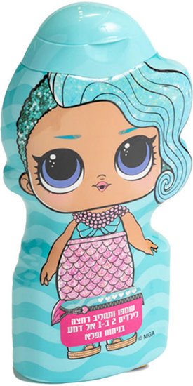 שמפו 2 ב-1 אל-דמע LOL תכלת - 400 מ''ל