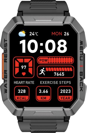 שעון חכם דגם W60 מבית Blackview - צבע שחור