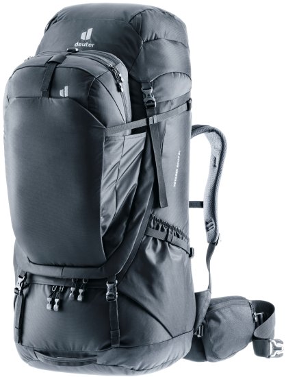 תיק גב מוצ'ילה לנשים 60+10 ליטר דגם Deuter Aviant Voyager SL - צבע שחור