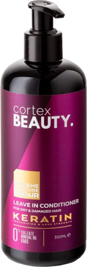 Cortex Beauty - קרם לחות שיער קרטין - נפח 350 מ''ל