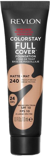 Revlon - מייק אפ Colorstay Full Cover בגוון 240 Medium Beige - נפח 30 מ''ל