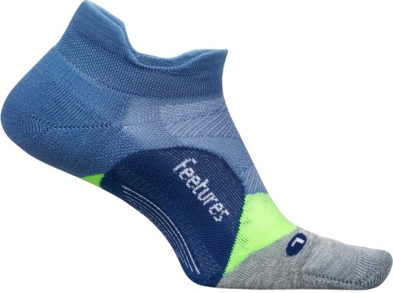גרבי ספורט Feetures Elite Light Cushion No Show Tab - מידה 38-42 (M) - צבע Bahama Blue – תמונה 3