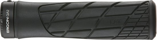 זוג גריפים ארגונומיים לאופניים Ergon GA2 Fat OS - צבע שחור – תמונה 3
