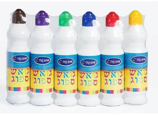 מארז 6 צבעי גואש ספוג Omega – תמונה 3