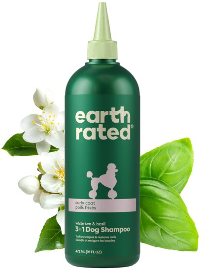 שמפו 3 ב-1 לכלבים בעלי פרווה מתולתלת מבית Earth Rated – תמונה 3