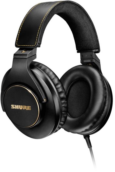 אוזניות אולפן מקצועיות Shure SRH840A - צבע שחור