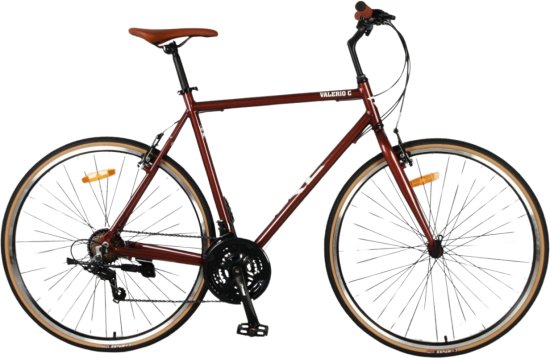 אופני עיר 21 הילוכים דגם Valerio מבית RL - צבע ברונזה - מידה 58