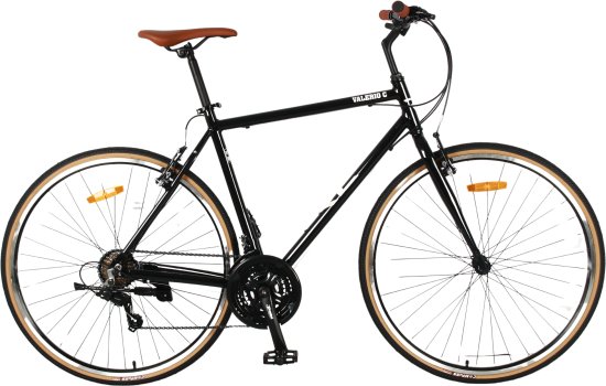 אופני עיר 21 הילוכים דגם Valerio מבית RL - צבע שחור - מידה 58