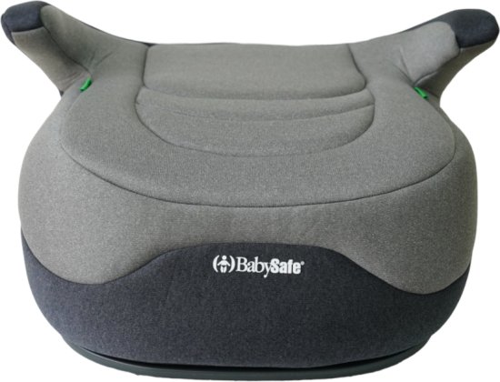 בוסטר הגבהה שני גבהים תקן I-Size דגם Boosty מבית BabySafe - צבע אפור