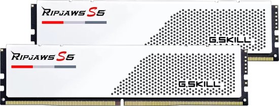 זיכרון למחשב G.Skill Ripjaws S5 2x24GB DDR5 6000MT/s CL30 - לבן