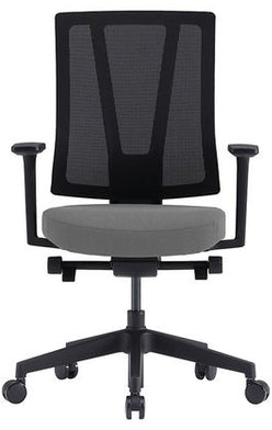 כיסא ארגונומי משרדי Ergotherapy Thrive Midback מבית Keisar - צבע שחור/אפור