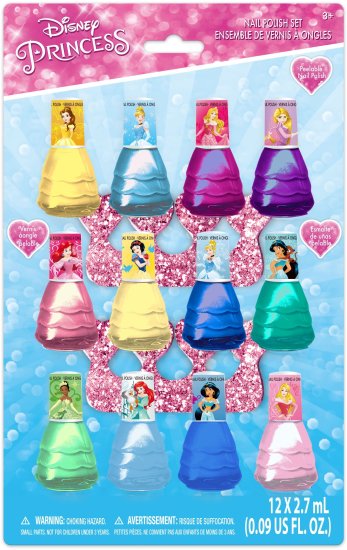 מארז 12 לקים מבית דיסני - נסיכות דיסני