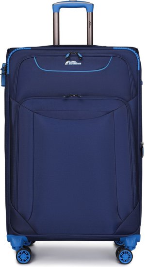 מזוודה מבד בגודל 32 אינץ' דגם Titan מבית Camel Mountain - צבע אפור / כתום