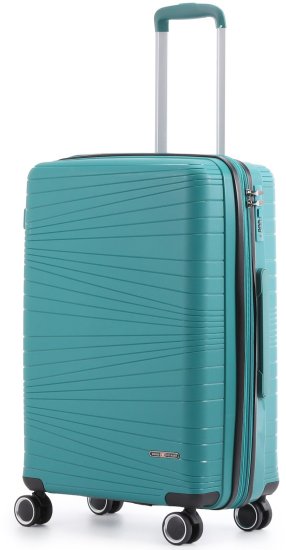 מזוודה קשיחה 32 אינץ' 150 ליטר דגם Texas מבית Swiss Voyager - צבע טורקיז