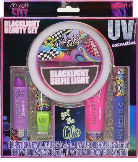 סט איפור נאון עם ערכת סלפי מבית S&Li Cosmetics