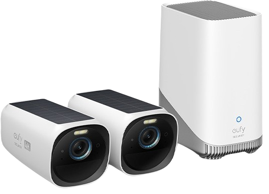 ערכת 2 מצלמות חכמות 4K + רכזת Eufy Security - eufycam S330 Kit T8871 מבית Anker