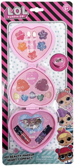 ערכת איפור לב מתקפלת מבית L.O.L. Surprise