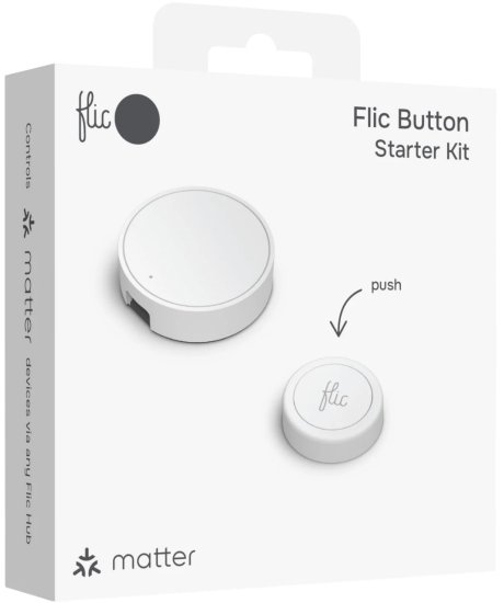 ערכת בסיס: כפתור שליטה לבית חכם + רכזת מבית Flic