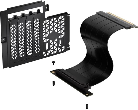 ערכת התקנה אנכית לכרטיסי מסך למארזי Corsair 2500 - צבע שחור