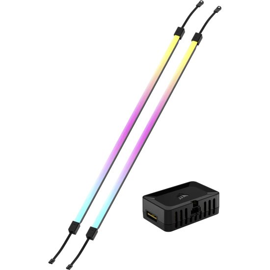 ערכת רצועות תאורה RGB דגם Corsair iCUE LINK LS350 Aurora - צבע שחור