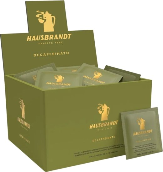 פודים לקפה Hausbrandt Decaffeinato – סה"כ 72 יחידות