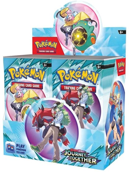 קלפי אספנות פוקימון Pokemon TCG Scarlet & Violet Journey Together Booster Box - מארז 36 חפיסות - מכירה מוקדמת בלבד - השקה משוערת ב 28.3