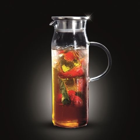 קנקן שתיה קרה 1.5 ליטר דגם Havanah מבית Food Appeal - מכסה כסוף