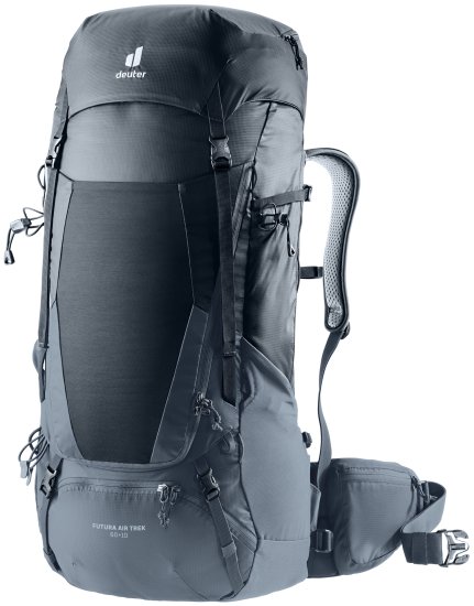 תיק גב 60+10 ליטר דגם Deuter Futura Air Trek - צבע שחור