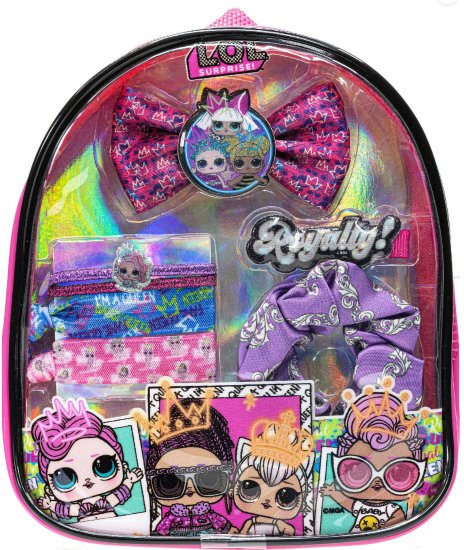 תיק גב עם אביזרי שיער מבית L.O.L.