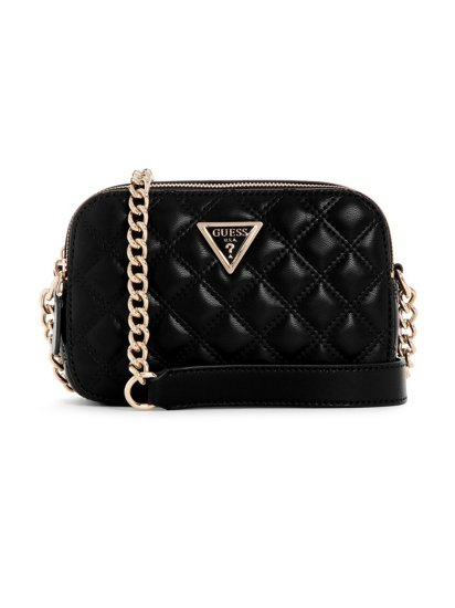 תיק צד לאישה מבית GUESS קולקציית GIULLY דגם QG874814-BLA - יבואן רשמי