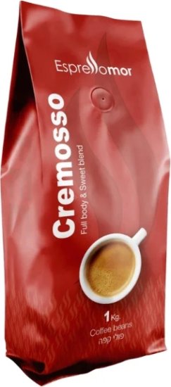 תערובת פולי קפה 1 ק''ג Espresso Mor Cremoso Caffe