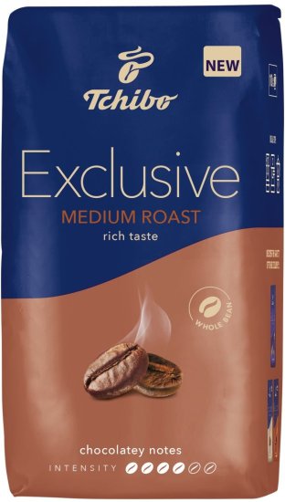 תערובת פולי קפה 1 ק''ג Tchibo Exclusive Medium Roast