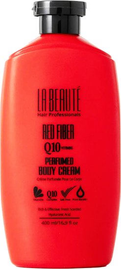 La Beaute - קרם גוף Red Fiber Q10 - נפח 400 מ''ל