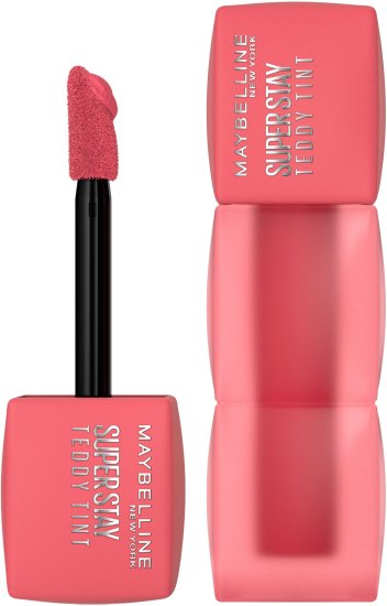 Maybelline - שפתון טינט Super Stay Teddy Tint - גוון 40 Petalcore