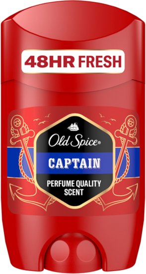 Old Spice - דאודורנט סטיק לגברים‏ Captain - נפח 50 מ''ל